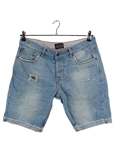 Zara jeans shorts uomo - shorts, blu