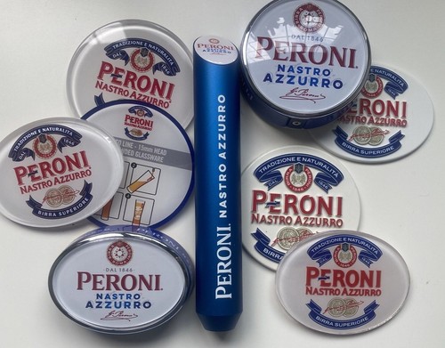 Peroni branding badges - peroni,