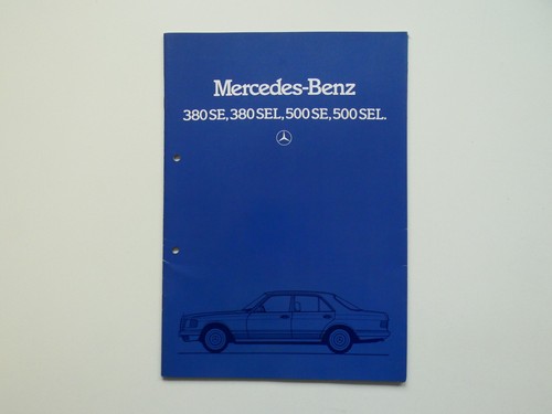 Brochure mercedes w126 - mercedes,