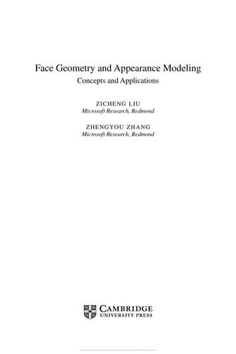 Face geometry and appearance - and,