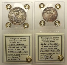 SEDE VACANTE 1939 -10+ 5 lire