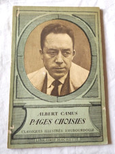 A. CAMUS - PAGES CHOISIES - 1962 LIBRAIRIE HACHETTE CLASSIQUES ILL. VABOURDOLLE