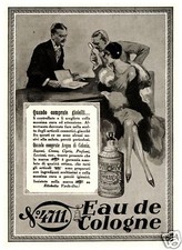 PUBBLICITA' 1931 ACQUA DI COLONIA N. 4711 CREME CIPRIE SAPONI PROFUMI  W.MULHENS
