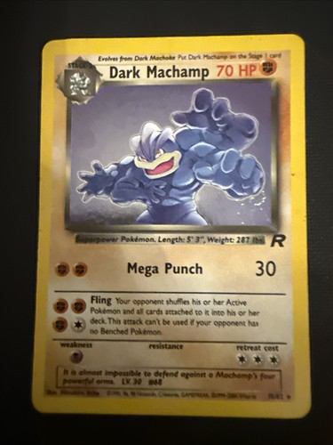 Dark machamp team rocket - machamp,