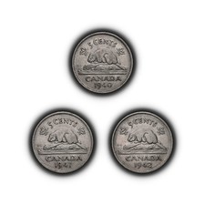 CANADA. 1940, 5 Cents - King