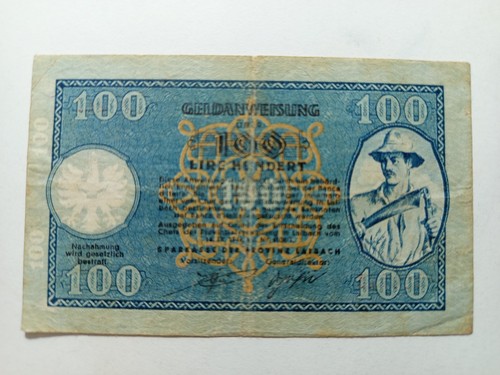 100 lire occupazione - 100, tedesca