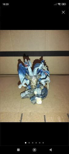 Drago gotico blu - gotico,