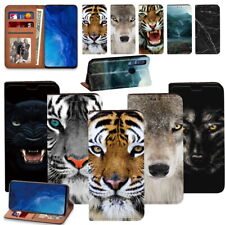 Custodia supporto Folio pelle animale PU custodia portafoglio per Huawei 8A P30 P40 pro/Plus