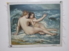 Quadro dama Scena Nudo Dipinto