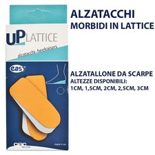 SOLETTA ALZATACCO IN LATTICE E PELLE TALLONIERA PER SCARPE RIALZA DA 1CM A 3CM