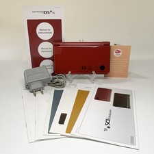 CONSOLE NINTENDO DSI XL 25TH ANNIVERSARY SUPER MARIO ROSSO COMPLETO + MANUALI