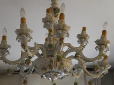 Grande Lampadario Capodimonte