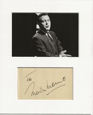 Matt Monro born free signed