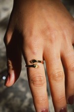 Anello abbraccio in argento