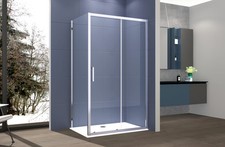 Box doccia 2 lati 70x100 cm fisso + porta scorrevole apertura laterale H195 cm S