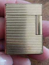 BRIQUET DUPONT PLAQUE OR