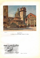Stampa antica MANTOVA Rotonda