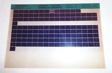 Microfiche parts catalog - catalog, honda