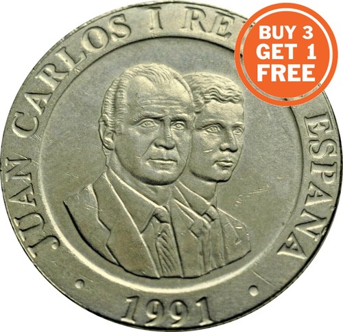 Moneta spagnola 200 pesetas - moneta,