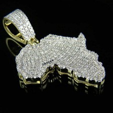 Ciondolo Mappa Dell'Africa In