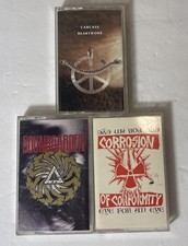 Lot Of 3 Heavy Metal / Punk Casarte Tape FREE SHIPPING