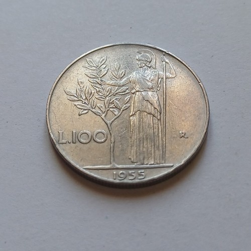 100 lire minerva 1955 roma - lire,