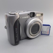 Canon fotocamera digitale PowerShot A710 IS 7,1MP argento testata