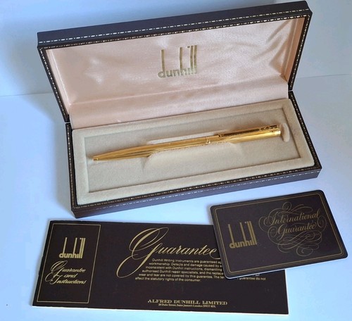 Dunhill vintage ballpoint gold - ballpoint,