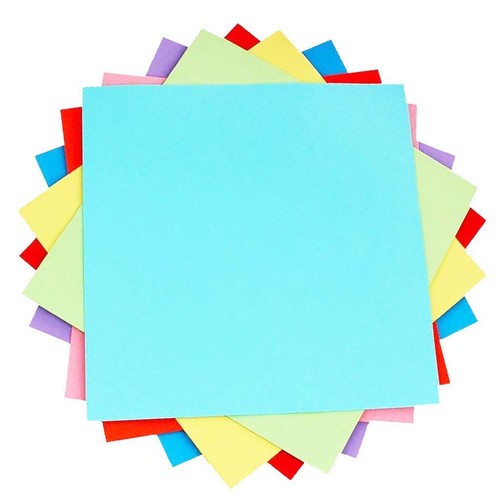 100 feuilles carrées