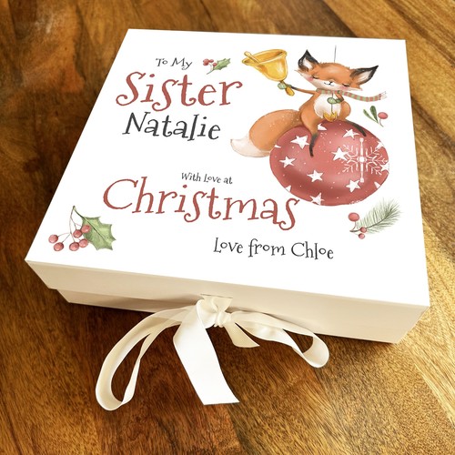 Sorella piccola volpe natale - sorella,