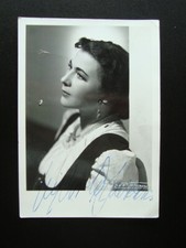 Autografo Gigliola Frazzoni Soprano grande  Fotografia  Villani Lirica
