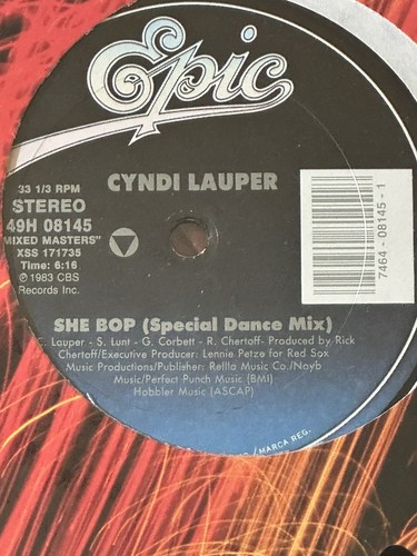 Cyndi lauper she bop - cyndi,