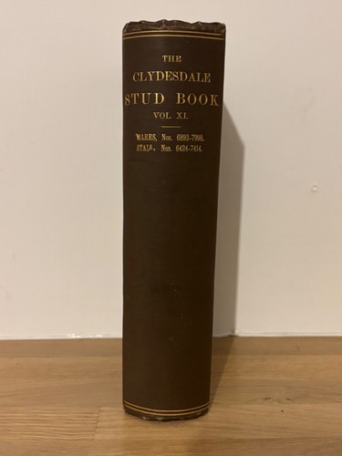 Clydesdale stud book vol - clydesdale,