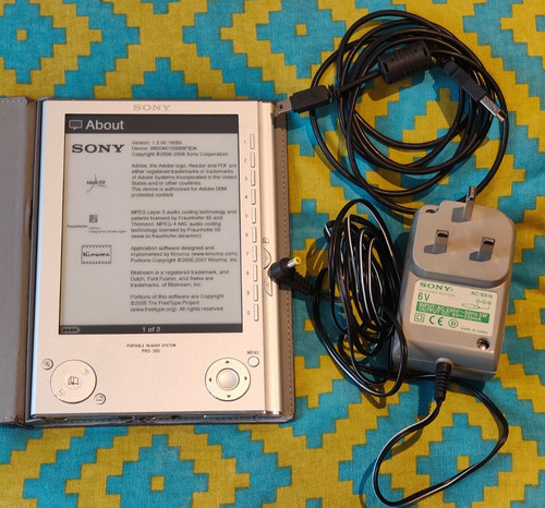 Sony reader prs 505 - reader,