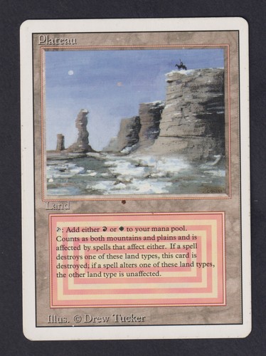 Magic mtg plateau revised - mtg,