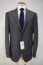  VENTURELLI abito uomo sartoriale LANA principe di galles tg. 52-54(IT) Drop 6R