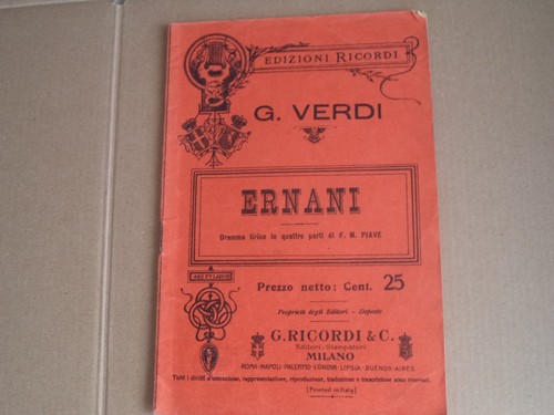 Antico libretto opera - antico,