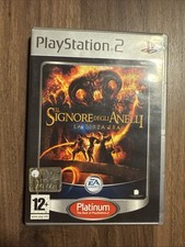 IL SIGNORE DEGLI ANELLI LA TERZA ERA PS2 PLAYSTATION PAL ITA ITALIANO ORIGINALE