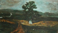 Dipinto ad olio espressionista