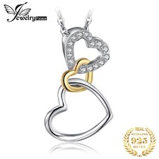Collana donna cuore argento