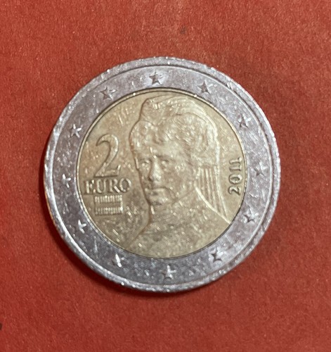 Rara moneta euro austria - moneta, 2