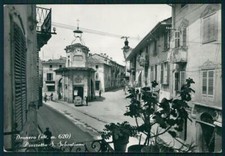 Cuneo Dronero Piazzetta San Sebastiano Foto FG cartolina MZ1192