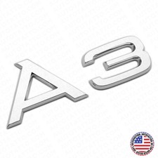Audi A3 OEM Chrome Rear Letter
