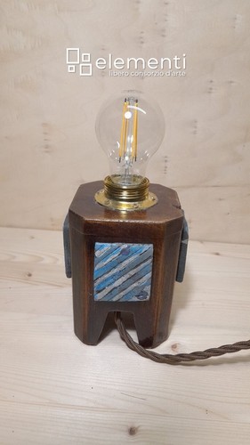 Lampada abat jour legno - jour, in
