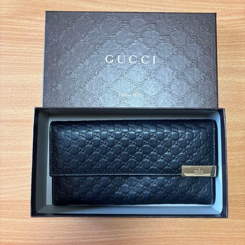 Gucci portafoglio lungo pelle - portafoglio,