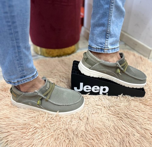 Mocassino uomo jeep sage - , samoa