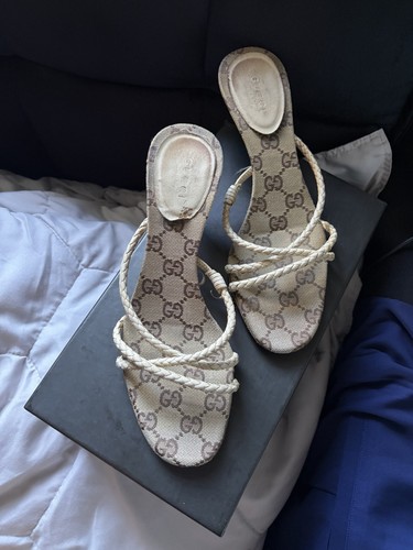 Sandali vintage gucci con - vintage,