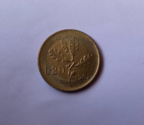 Lire 1982 rara italia con - lire,