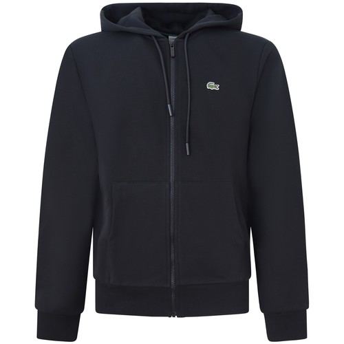 Lacoste felpa nera con - nera, zip