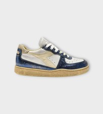 Sneakers Diadora Heritage Mi Basket Low Metallic Dirty – pelle effetto vissuto